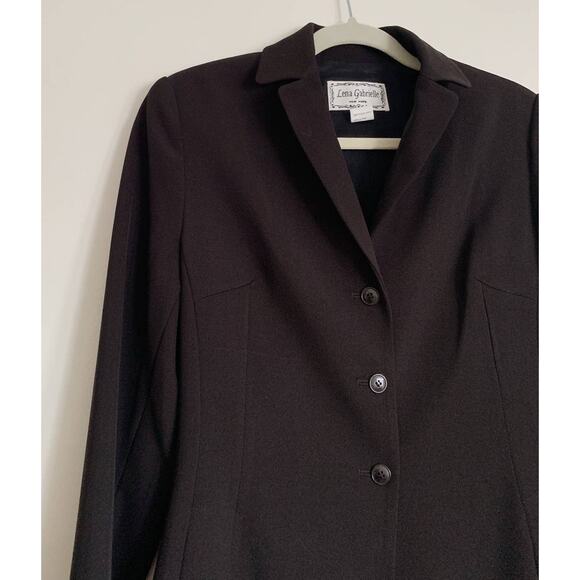 Black Vintage Lena Gabrielle Blazer 4 - Picture 2 of 4